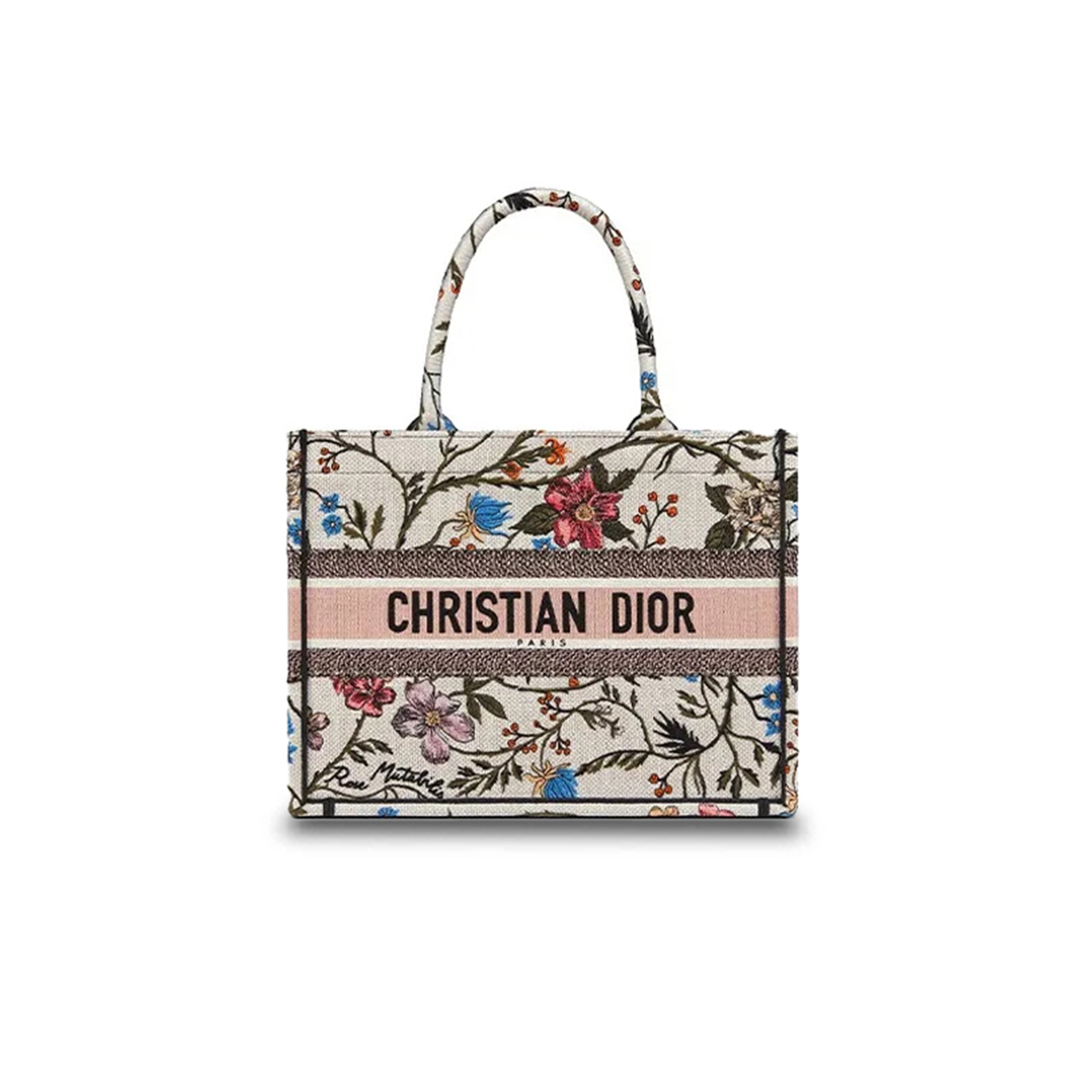 D*or rosa mutabilis book tote m1296zrtn_m918 (36.5*28*17.5cm)